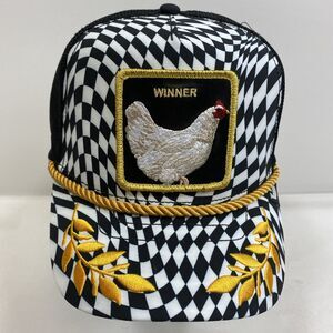 Goorin Bros The Farm Trucker Hat Men's Snapback Black WWCD Winner Chicken Dinner